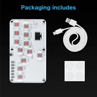 Hitbox Leverless Controller Fight Sticks Custom 12Keys All-Button Arcade Fightstick Keyboard for PS4/PS3/Switch/PC RGB Keyboard - Image 6