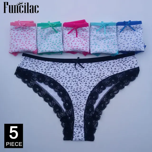 Women's cotton panties Girl Briefs Ms. cotton underwear bikini underwear sexy Ladies Briefs Free shipping 5 Pcs/set - Image 17