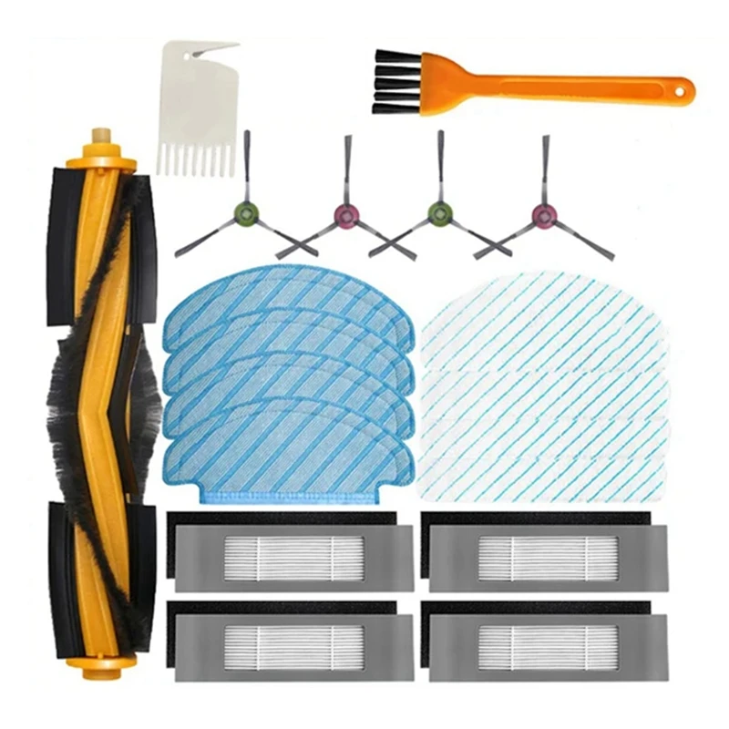 Per Yeedi Vac Hybrid/Vac Max/Vac 2/Vac 2 Pro/Vac Station Robot Vacuum Sostituzione Spazzola Laterale Principale Filtro Hepa Mop Rag