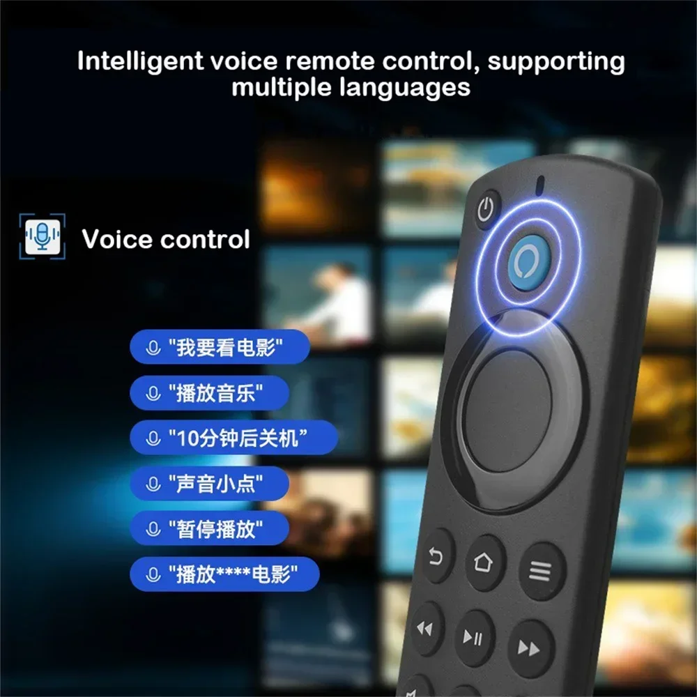 Universal Voice Replacement Remote Control for Amazon Fire TV Stick and Fire TV