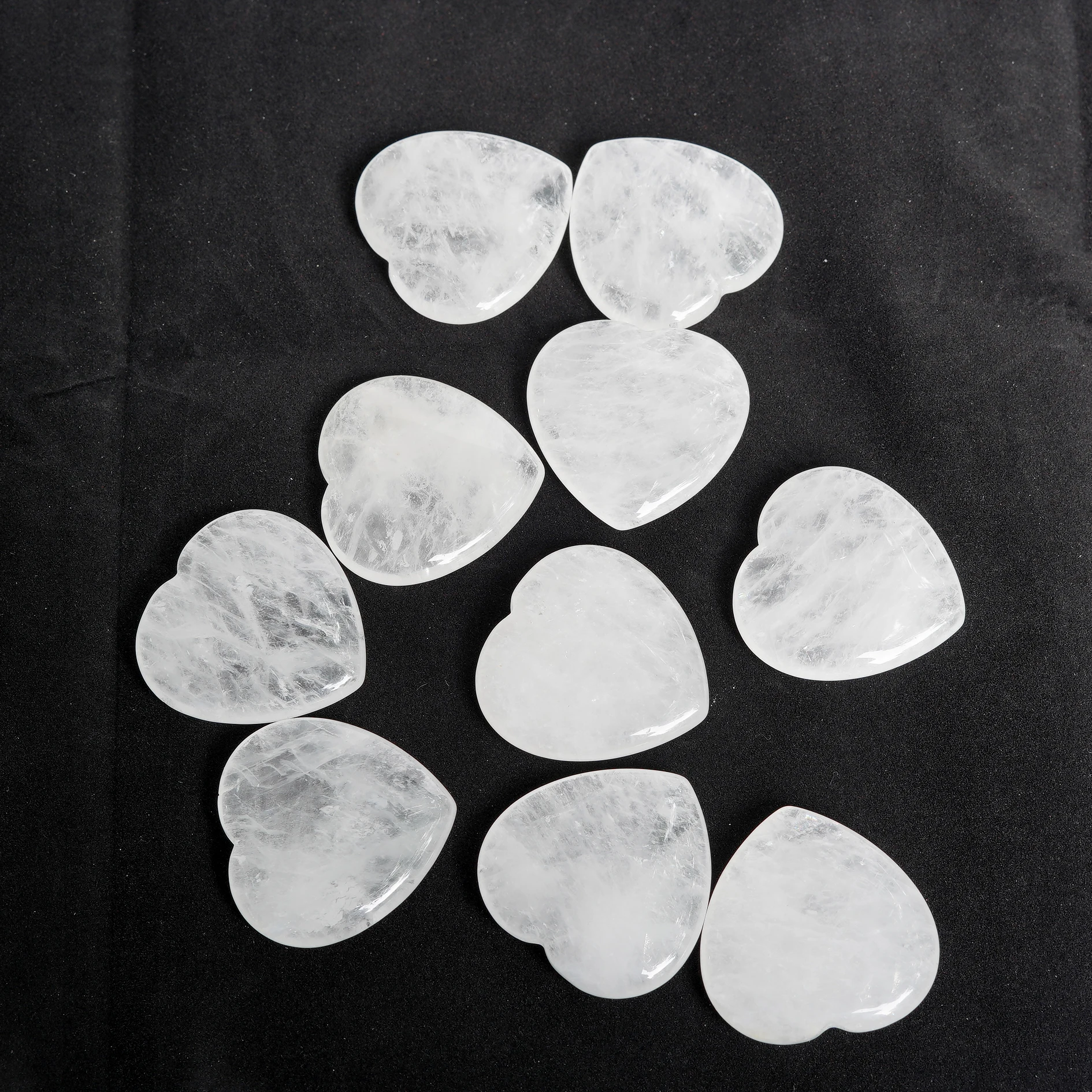 

Natural Energy Clear Crystal Love Heart Decoration Gem Specimen Jewelry Accessories Healing Quartz Room Decoration Chakra Gift