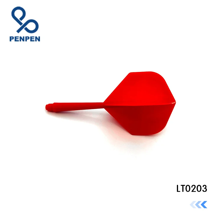 PENPEN darts 12/9/6pcs Professional Dart Flights 2BA Screw Soft In-one Integrated Dart Flights and Shafts LT02