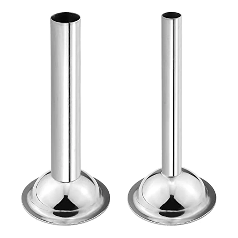 Stainless Steel Tube Kit Includes Two For Sizes for Creating Varieties of Homemade Sausages Easily and Quickly