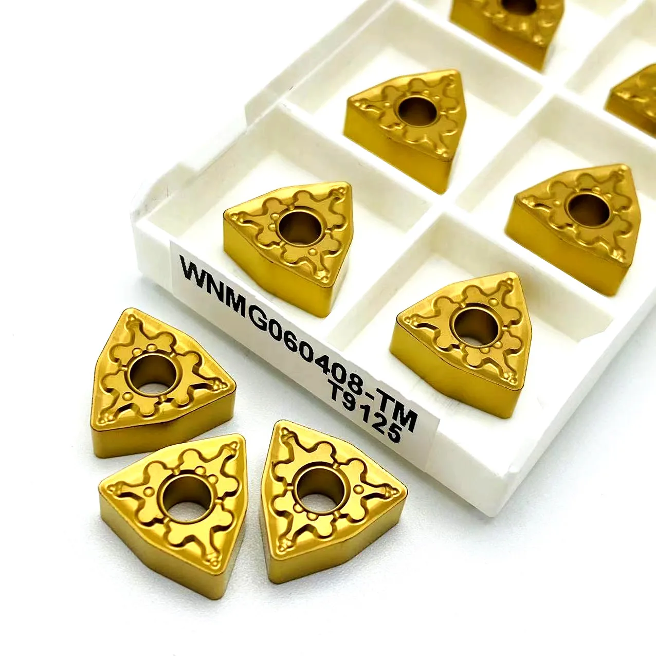 10pcs TUNGALOY TNMG332-TM T9125 Carbide Inserts - CNC Turning For Cast Iron