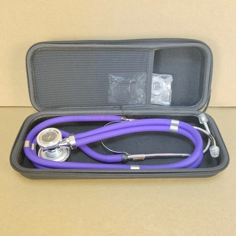 clock Stethoscope + Box Professional Double Tube Medical Heart Recorder Multifunctional Price Suitable Portable Stethoscope