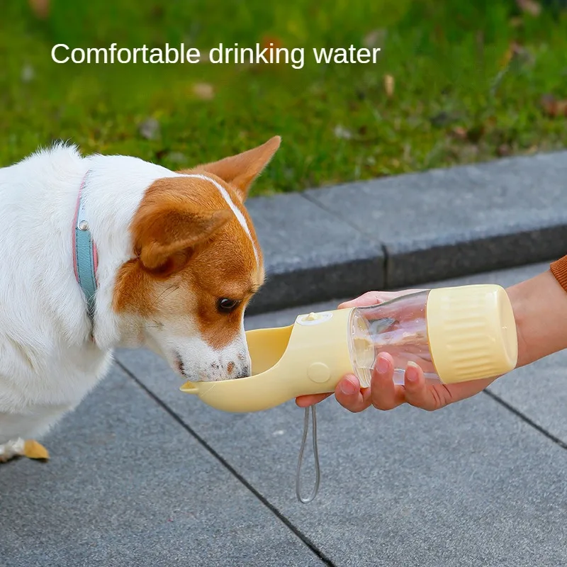 

Pet outing water bottle portable water cup outdoor walking dog drinking water accompanying cup supplies