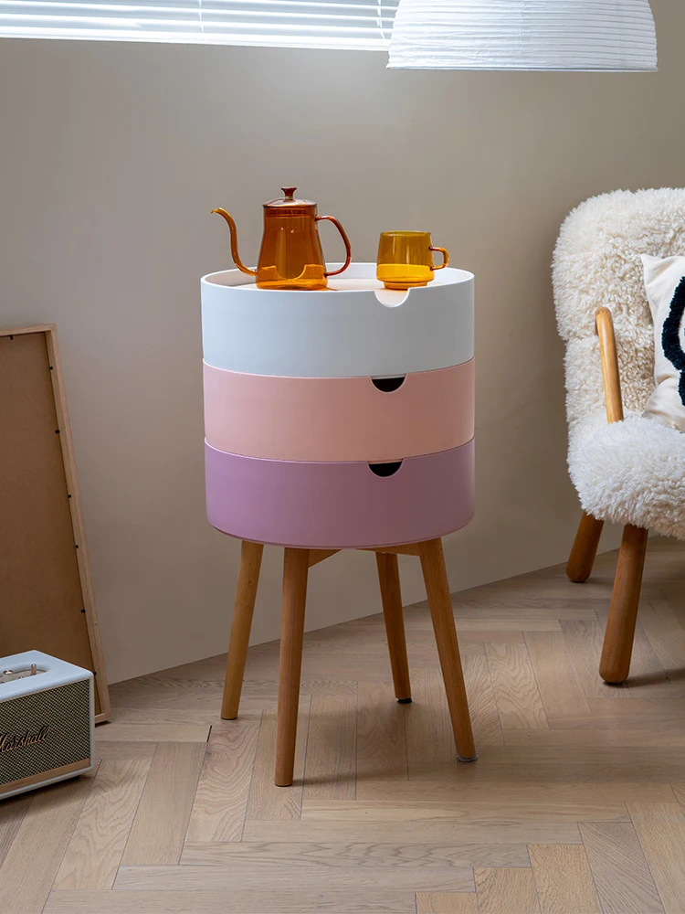 

Yyins Style Simple Modern Creative Shelves Side Table Locker Bedroom