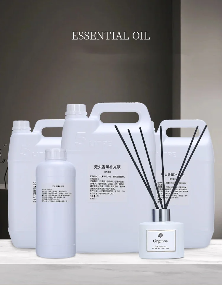 1000ML Rattan Fragrance Essential Oil Supplement Liquid,Shangri-La /Ritz-Carlton/Jasmine Reed Diffuser Oil