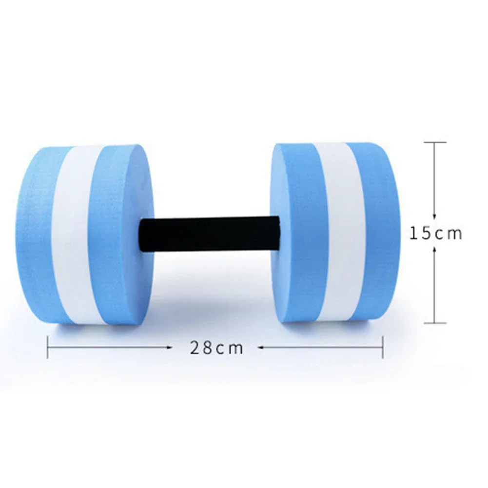 EVA Water Foam Floating Dumbbell-Aquatics Barbell for Water Yoga Fitness