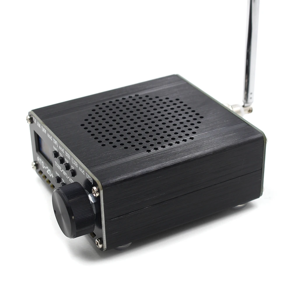 풀 밴드 라디오 리시버 ATS-20 + 리시버 FM AM (MW SW) SSB (LSB USB) 안테나, 가정용 OLED 디스플레이 리시버, SI4732