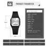 SKMEI 1604 Luxury Quartz Watches for Men Women Simple Waterproof Dual Time Countdown Lady Wristwatches Clock Relogio Masculino 6