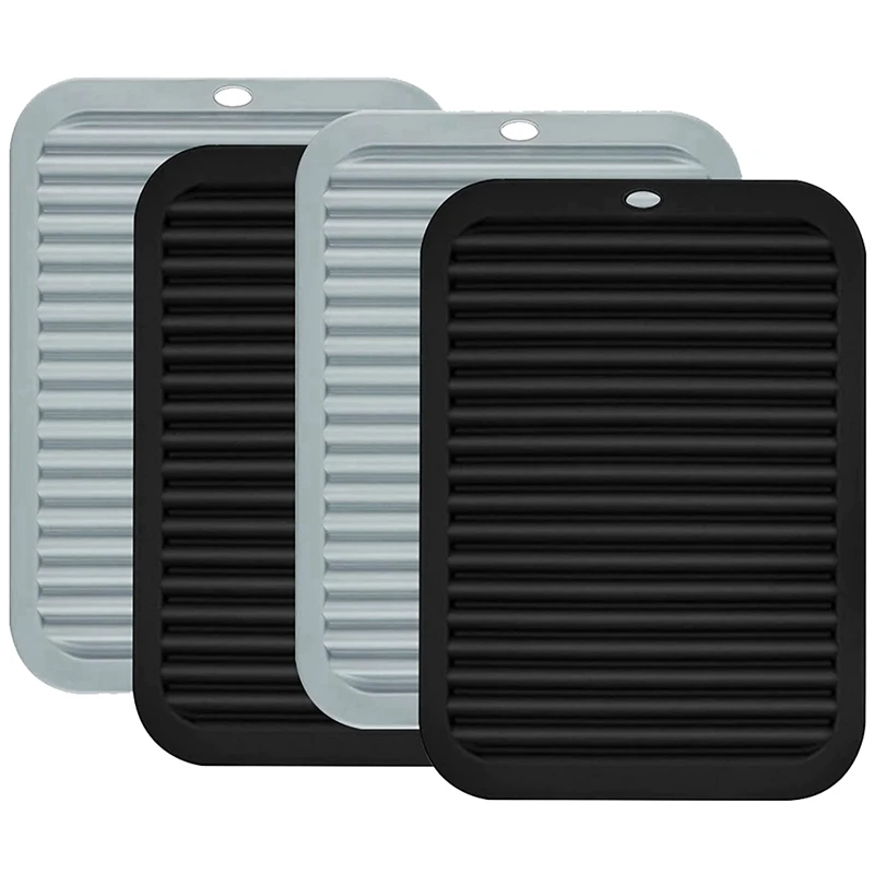 

HOT SALE 4 Pack Silicone Trivet Mats, Silicone Pot Holders For Kitchen Counter, Heat Resistant, Anti Slip, Easy To Wash And Dry
