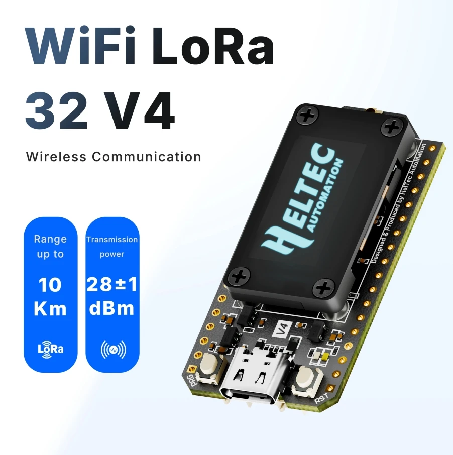 รูปสินค้า บอร์ดพัฒนา ESP32 LoRa WiFi พร้อมจอ OLED สี 0.96 นิ้ว