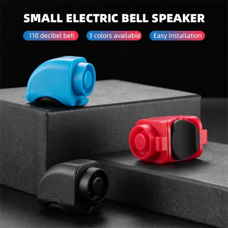 

Bell Bike Electronic Horn Handlebar Horn Mini Color Electric Bike Bell 110 DB Bell Alarm Speaker Mtb Cycling Accessories