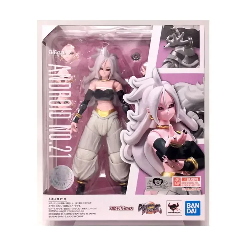

Original BANDAI S.H.Figuarts Android 21 Dragon Ball Z In Stock Anime Action Collection Figures Model Toys