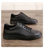 Fashion Leather Men Casual Shoes Comfort Breathable Slip-on Leather Shoes Non-slip Wear-resistant Light Walking Sports Shoes 5