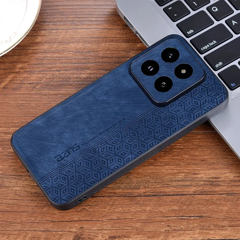 Luxury Leather Business Phone Case - Sleek Protective Back Cover
