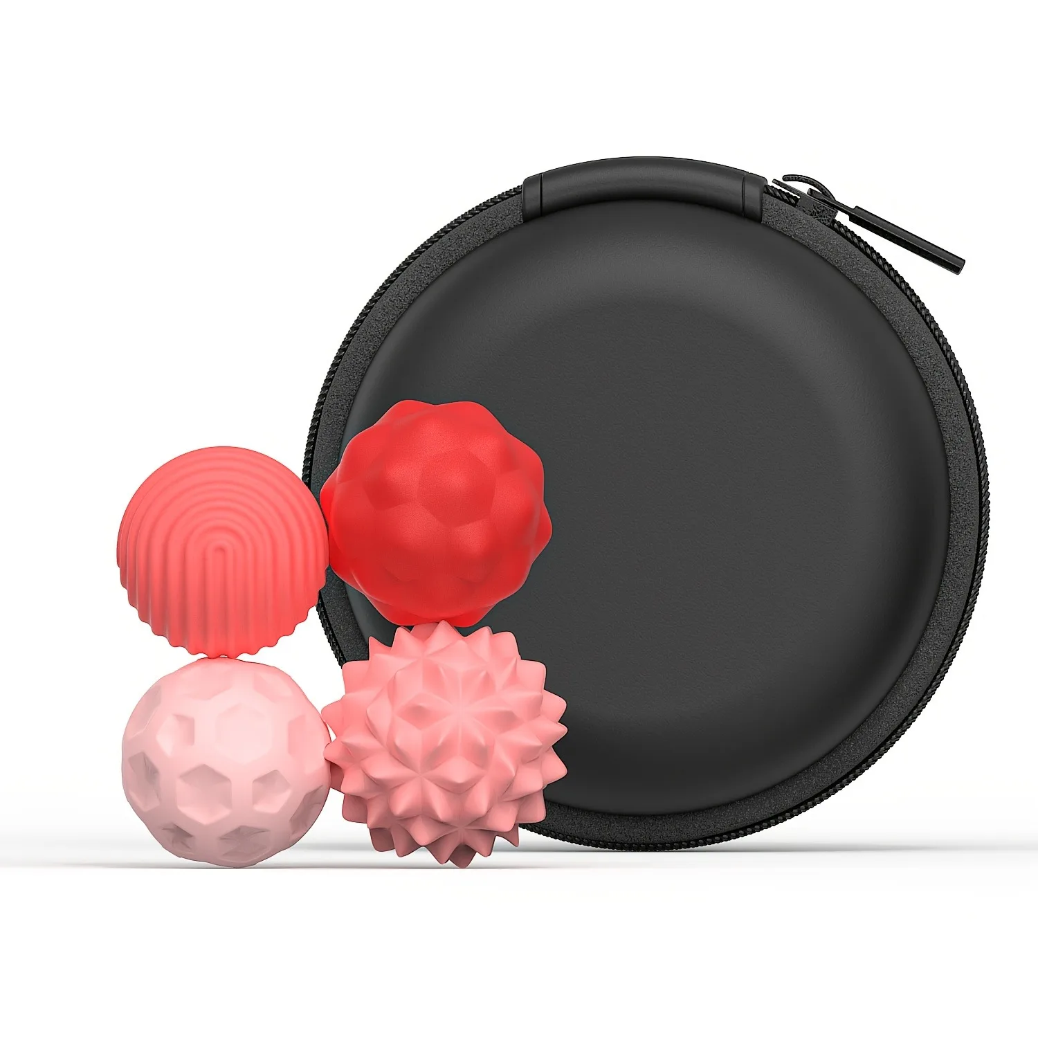 Magnetic Sensory Silicone Ball Hand Touch Ball Soft Massage Training Raised Point Waist and Back Foot Massage 4/8 pieces 3448020 fidget toy,sensory fidget toy,anti stress toy,finger sensory toy