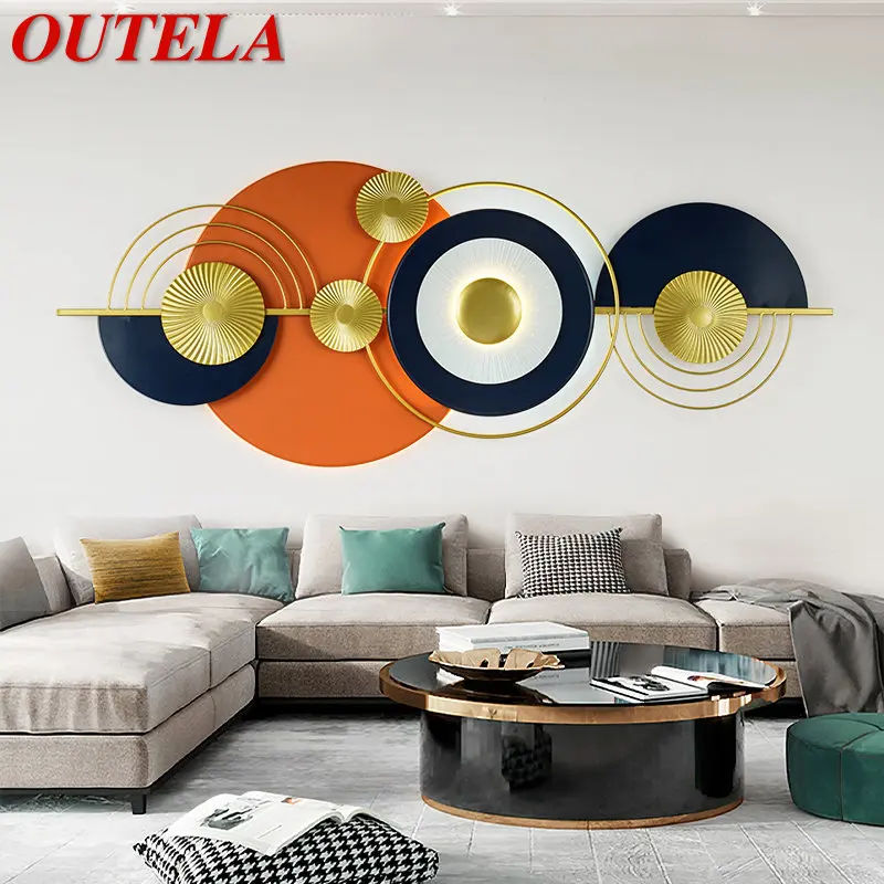 

OUTELA Contemporary Wall Picture Lamp Luxury Creative Background Sconce LED for Home Living Room Bedroom Decor