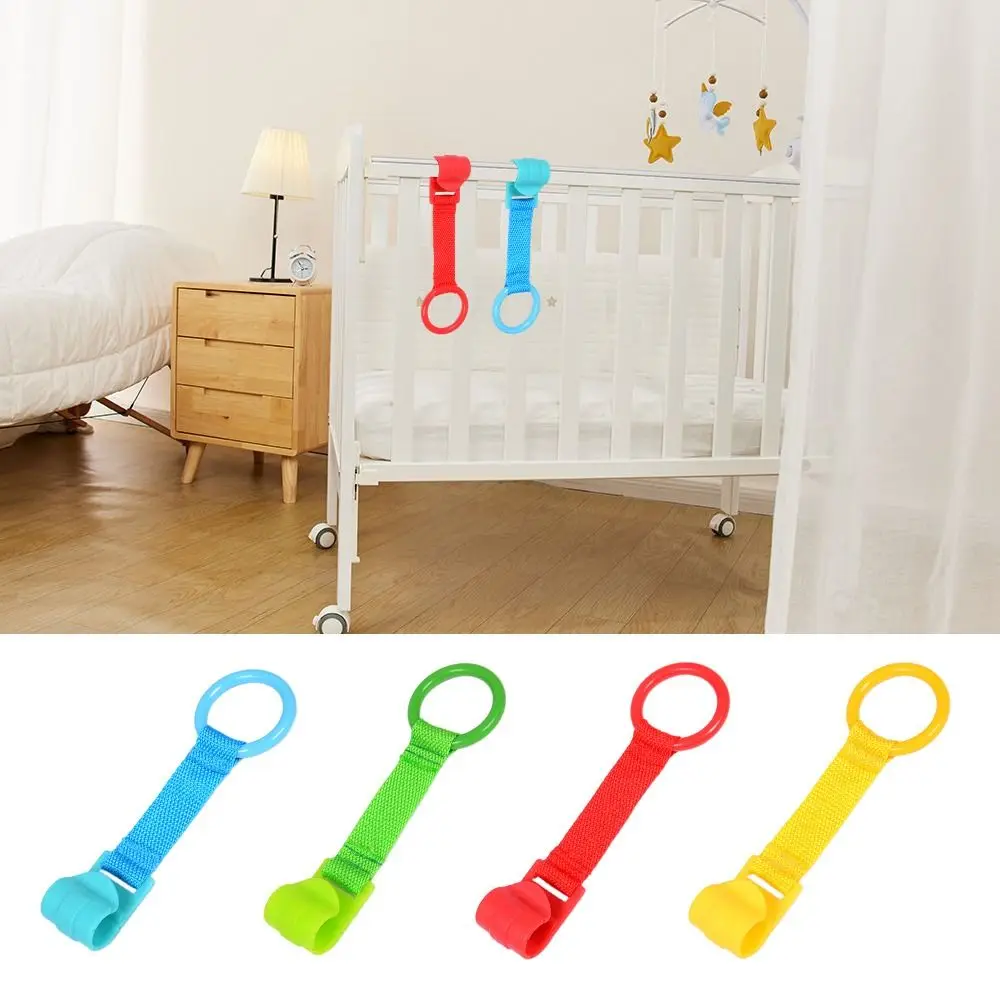 

Портативное пластиковое кольцо для обучения ребенку, детский манеж ярких цветов с крючком для детской коляски