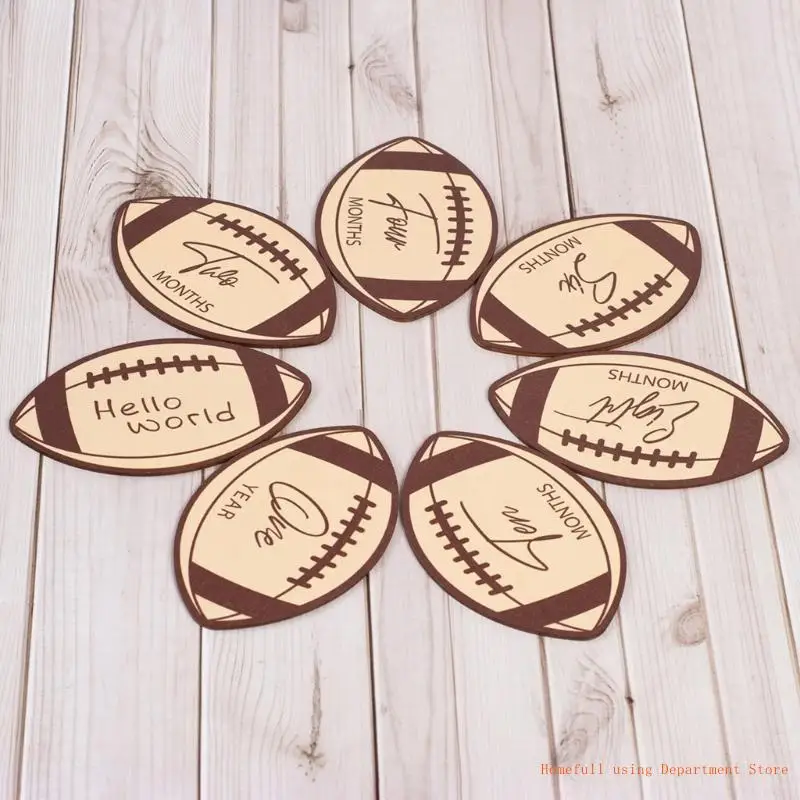 Baby Announcement and Milestones Markers Cards Set for Monthly Photo Memory
