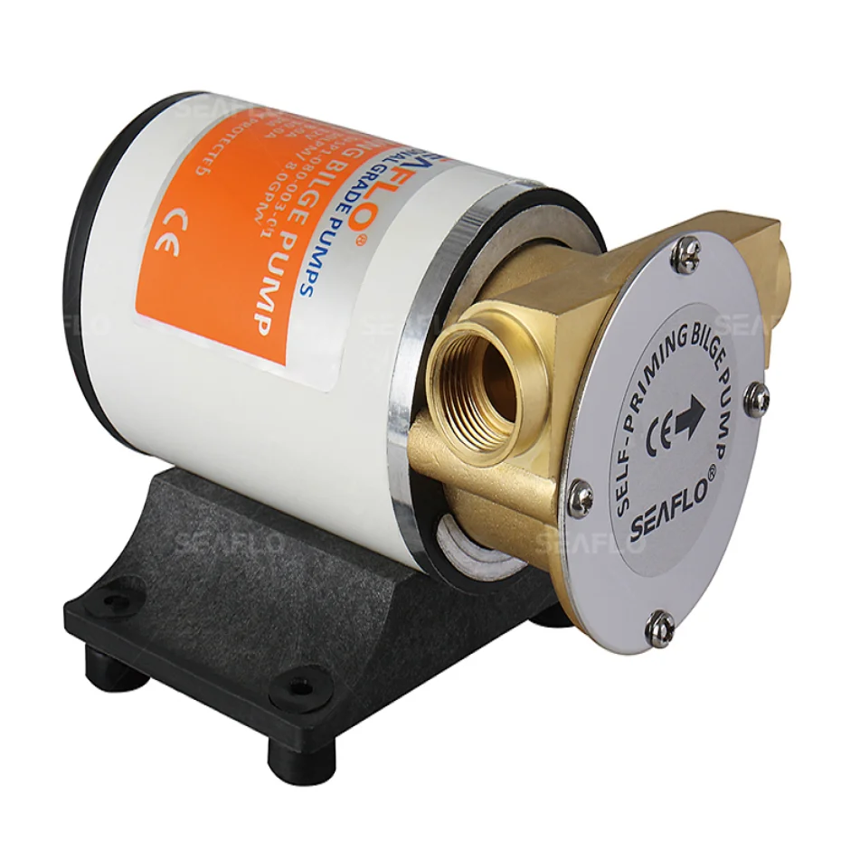 

SEAFLO 8GPM 30LPM Self-priming Bilge Pump 12V 24V Marine Boat RV Caravan
