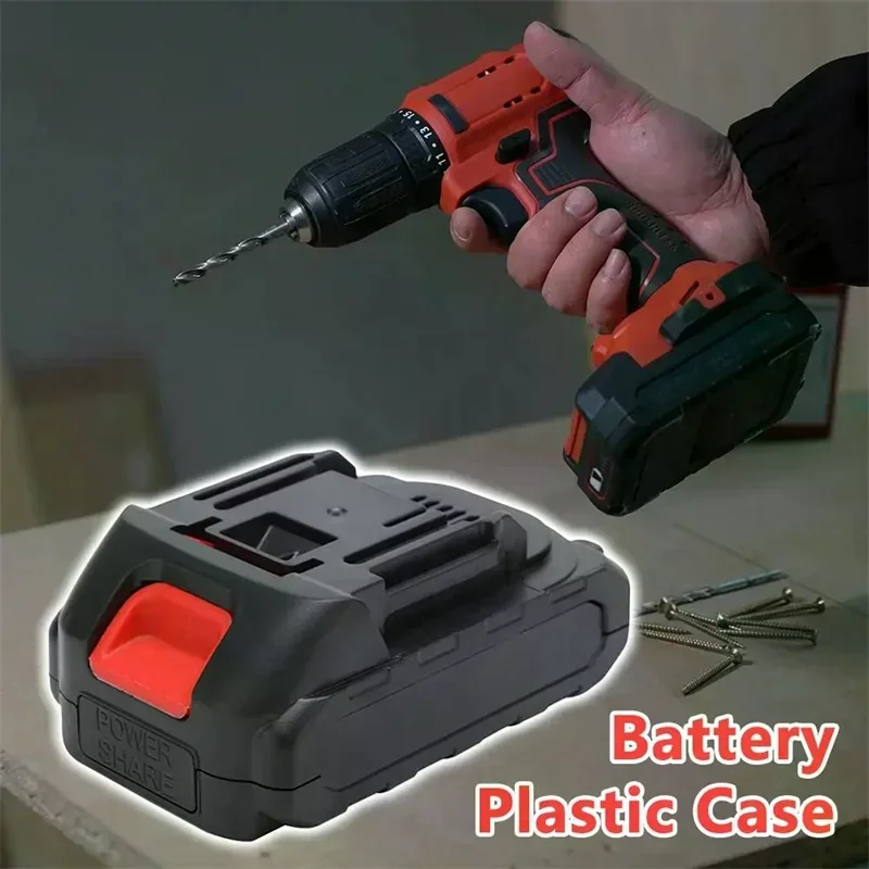 플라스틱 배터리 플라스틱 케이스 DIY 18650 나일론 쉘 배터리 보드 케이스 전기 드릴 케이스 블랙 회로 기판