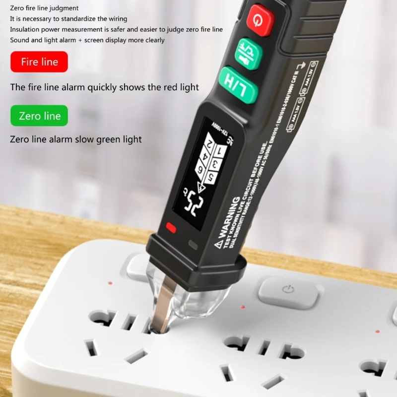 

Non-Contact Detector Electrical Pen Tester 12-1000V/48V-1000V DropShipping