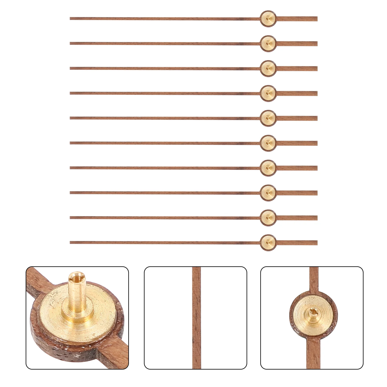 

10Pcs Clock Second Hands Cross Stitch Clock Parts Precision Clock Second Hands