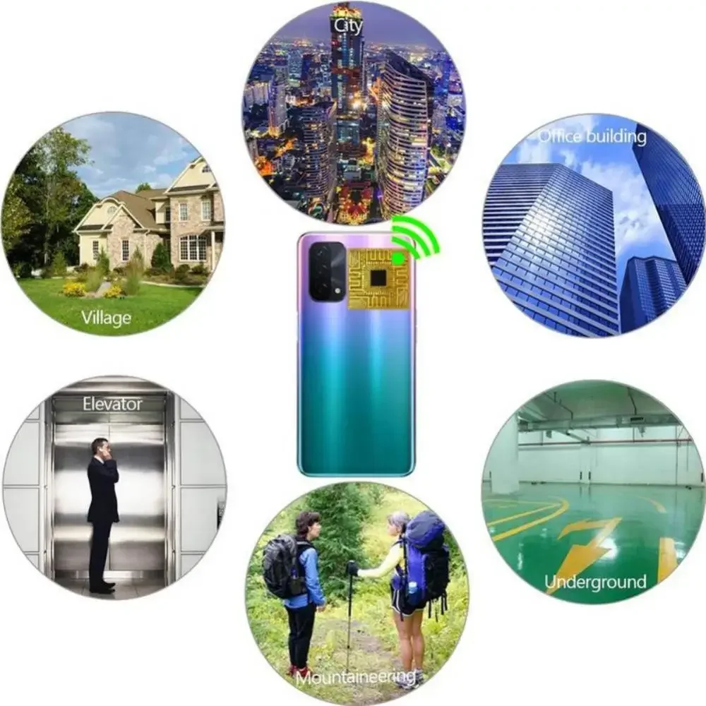 Portable Signal Enhancement Stickers Booster Amplifier For Mobile Phones