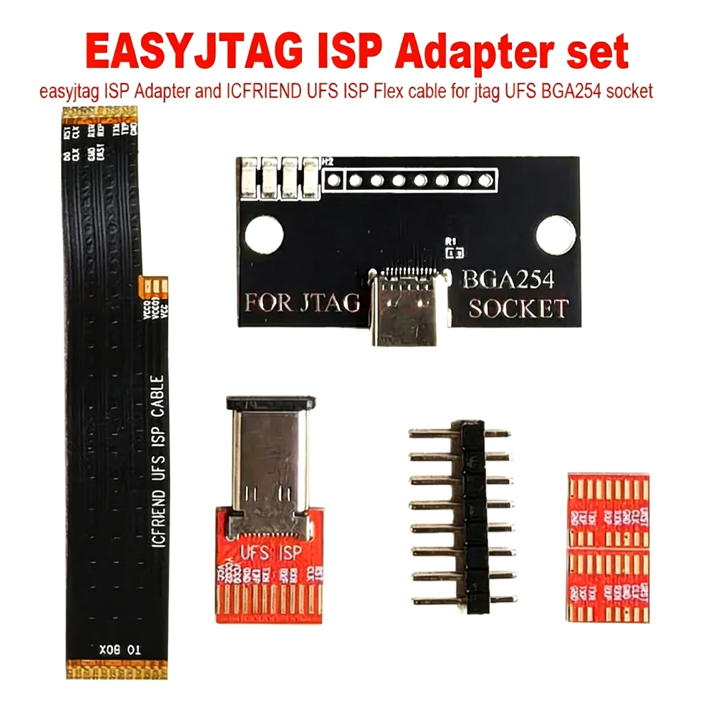 2026 NEW EASYJTAG BGA-254 ISP 어댑터 업그레이드 타입 -c, easy jtag ufs-254 소켓용
