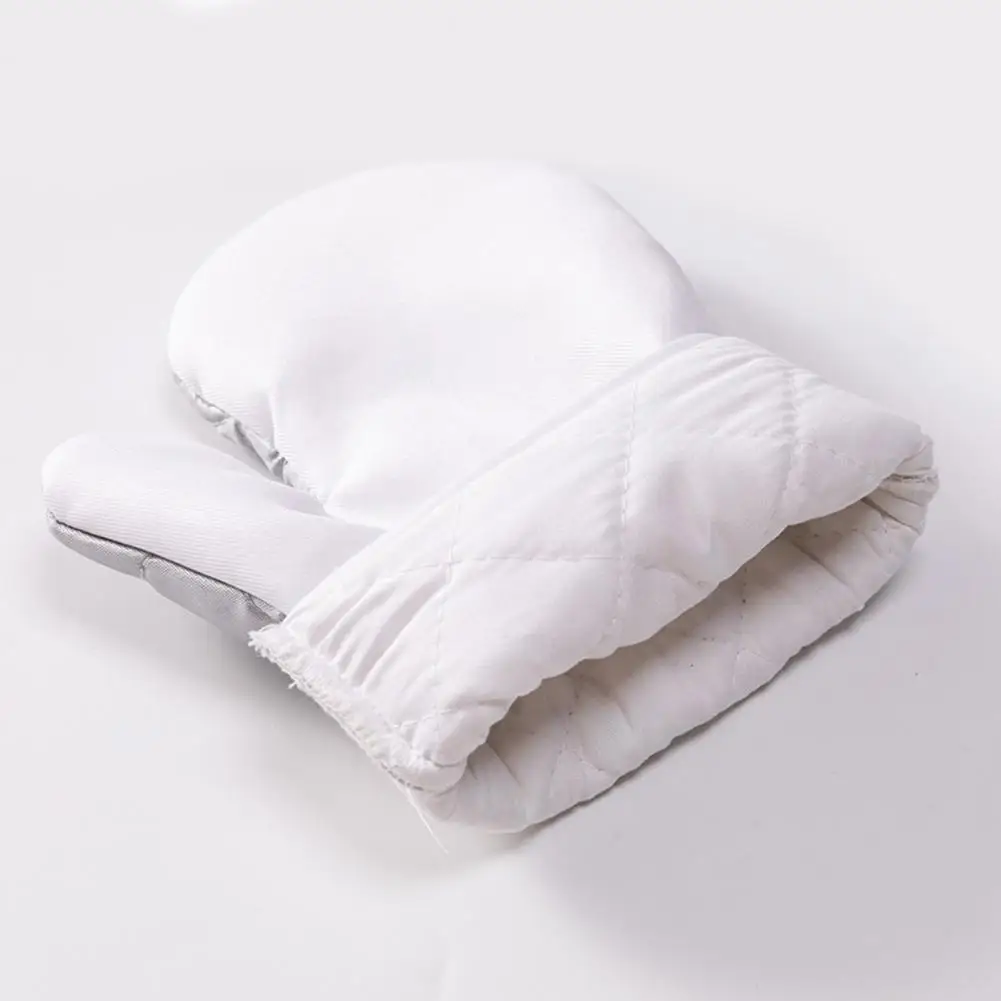 

Ultra-thick Oven Gloves Heat-resistant Stove Oven Gloves Extra-thick Non-slip Design for Cooking Baking Fine Sewing for Safety