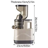 D0AB Masticating Juicer Machines 150W Slow Cold Press Juicer High Juice Juicer for Fruits and Vegetables Easy to Clean 6