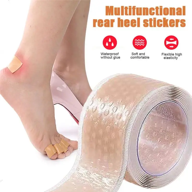 Gel Heel Protector Foot Patches Adhesive Blister Pads 100cm Pain Relief