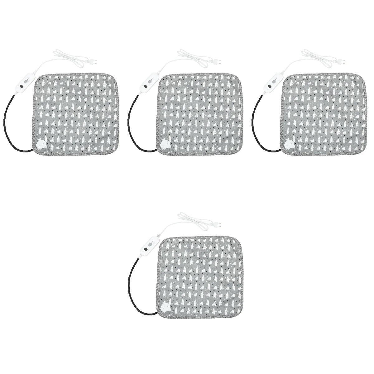 

4 Pc Pet Heating Pad Electric Blanket Sleeping Cushion Heater Cat Heated Supply Oxford Cloth Small Dog Mat