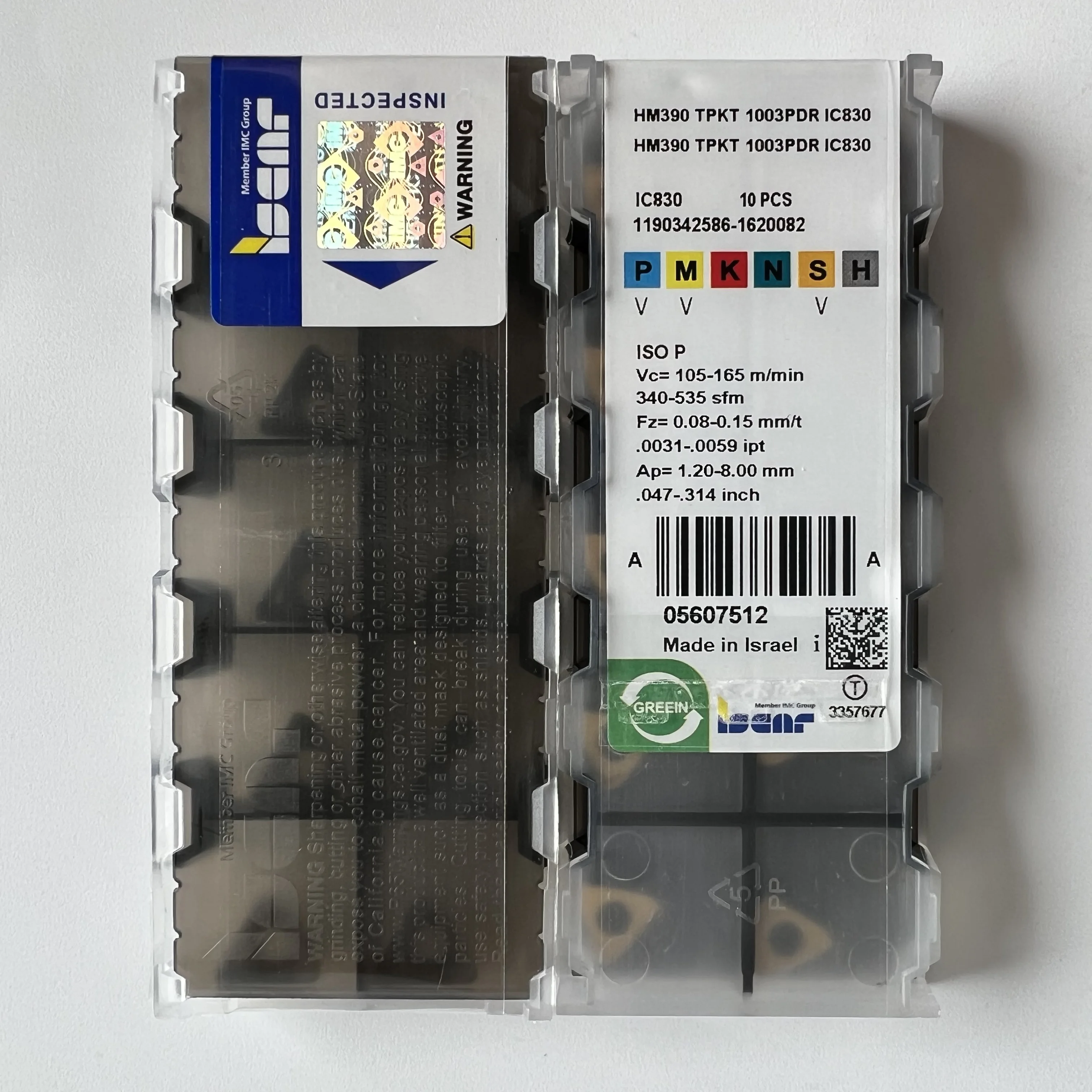 

Carbide blade/10 piece / HM390TPKT1003PDR IC830