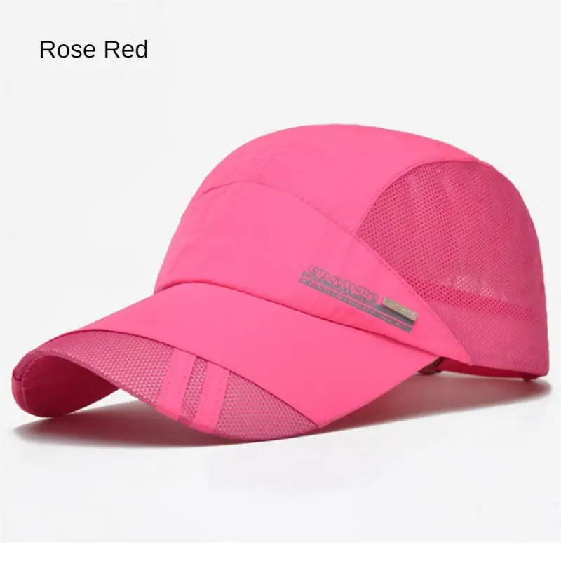 Adjustable Quick Dry Hat Running Baseball Summer Mesh Cap Visor Sports Cool Fashion Men Women
