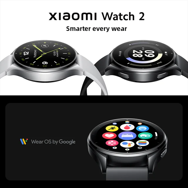 Xiaomi Watch 2 Global Version 1.43" AMOLED Display Snapdragon W5+ Gen 1 Heart Rate Monitor 160+ Sport Mode Fitness Mi Smartwatch 2