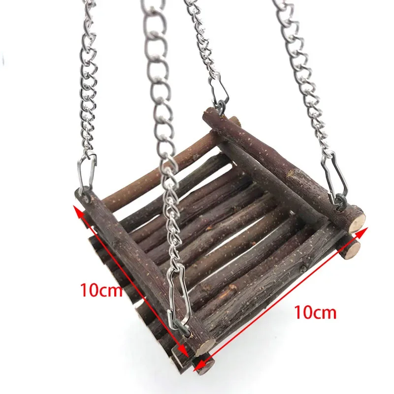 Chew Stick Apple Tree Branch Hamster Squirrel Natural Toys Parrots Rabbits Grinding Stick Hanging Bed House Hammock