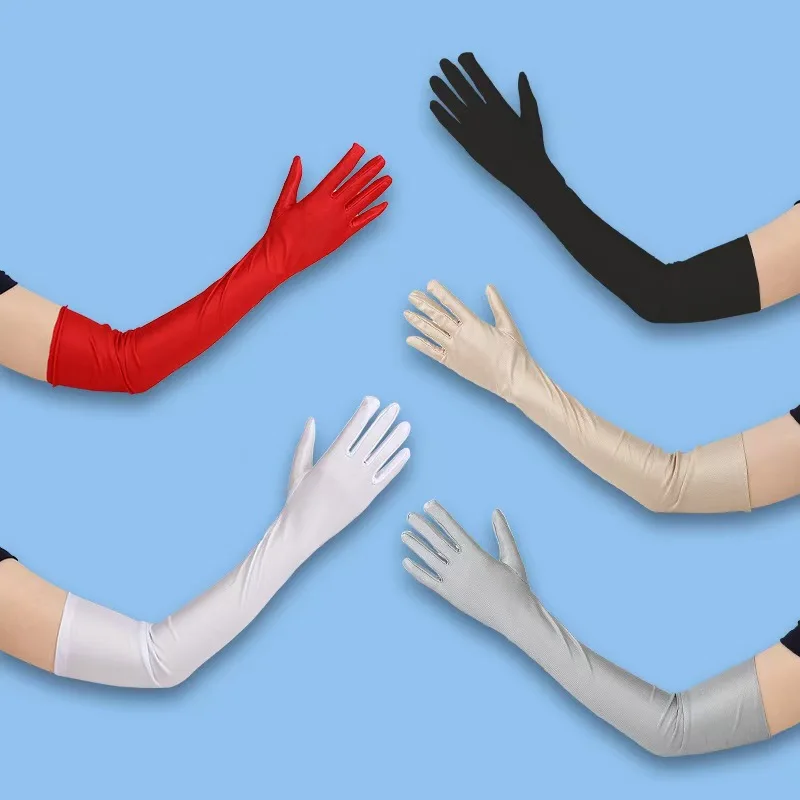 Women's Summer UV Protection Stretch Gloves - Fashionable Sunscreen Mittens