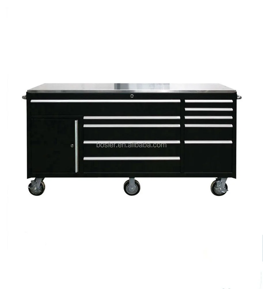 

Tool master chest & cabinet 72" tool chest with stainless steel work top
