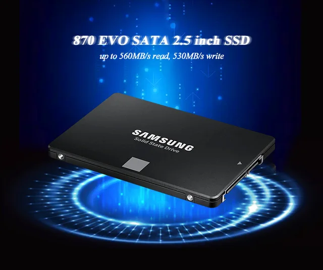 SAMSUNG SSD 500GB 870 EVO QVO 250G Internal Solid State Disk 1T 2T 4T HDD  Hard Drive 860 PRO SATA 3 2.5 for Laptop HDD Computer - AliExpress