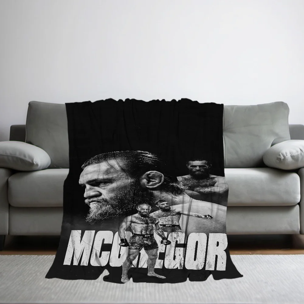 comfort warm soft Champion plush blanket suitable for sofa living room Boxer Mcgregor office bedroom C-Conor U-UFC travel gift 2
