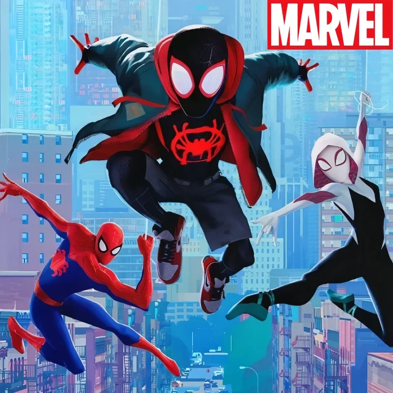 

Hot Marvel Spiderman Gwen Peter Action Figure Toys Anime Spider-Verse Collection Sentinel Miles Morales Figures Christmas Gifts