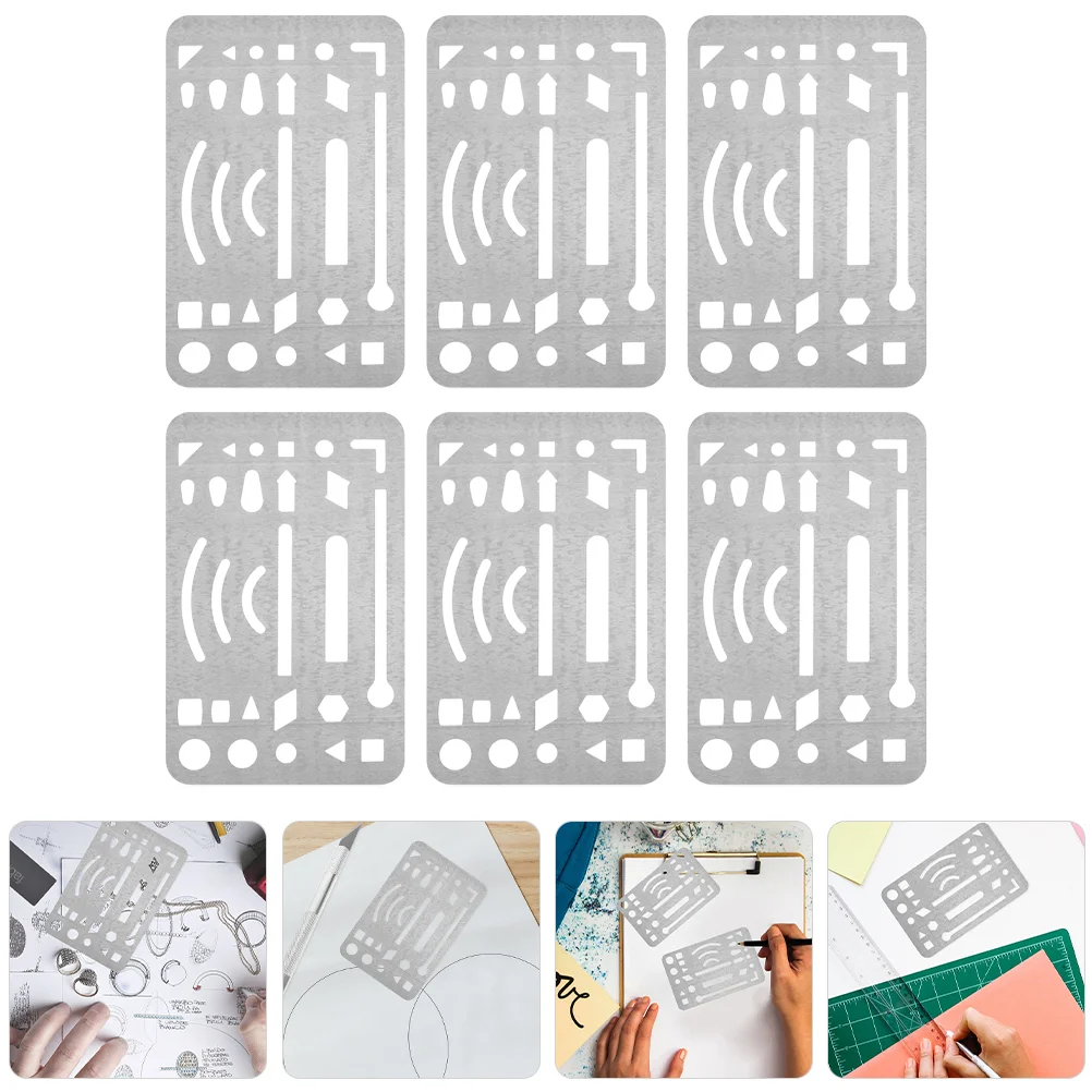 

Stainless Steel Wipe Pictures DIY Erasing Shield Craft Template Metal Eraser Drawing Drafting Tool Mechanic Tools