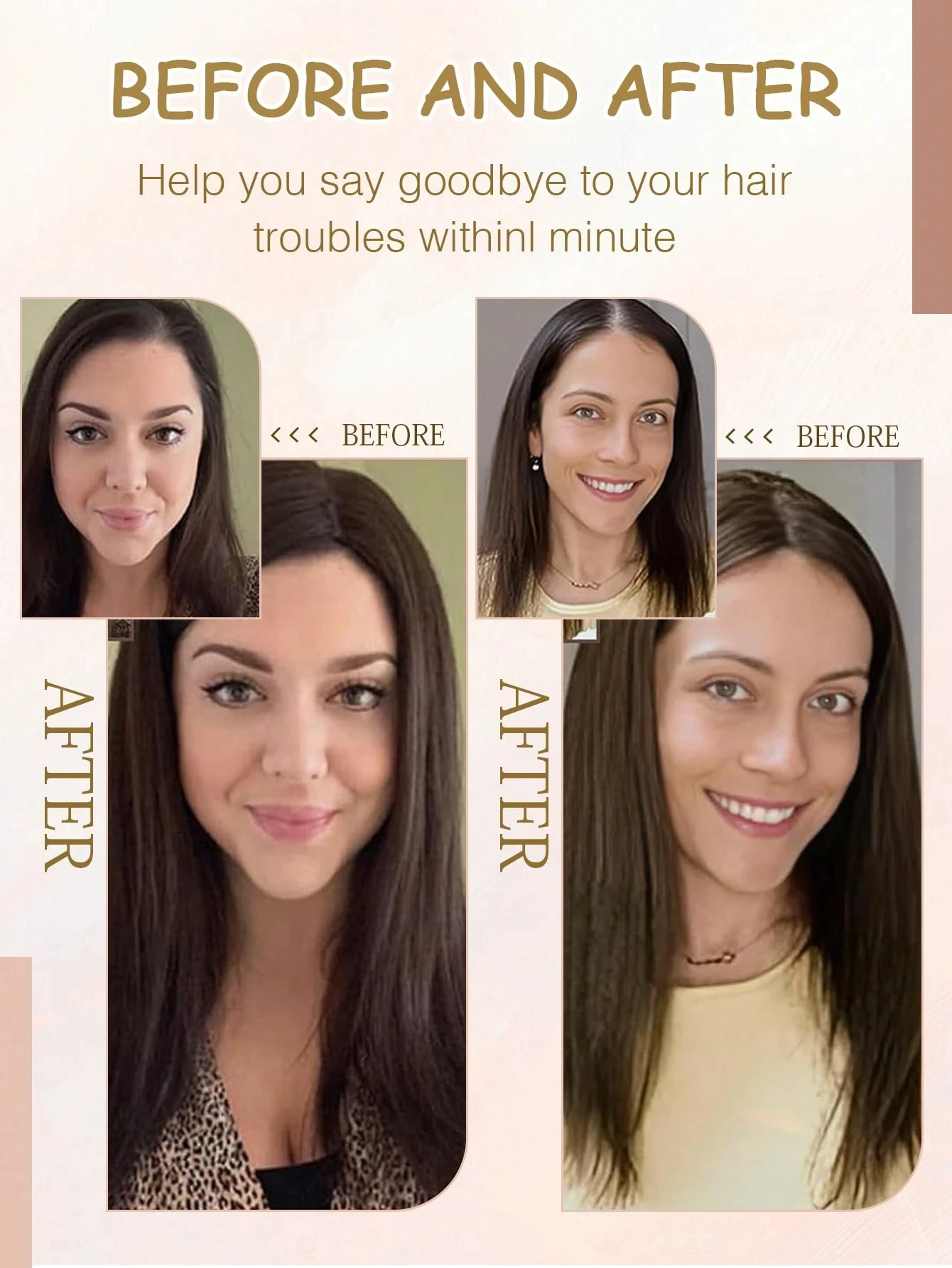 Natural Black Brown Synthetic Hair Toppers for Women Long Straight Hairpieces