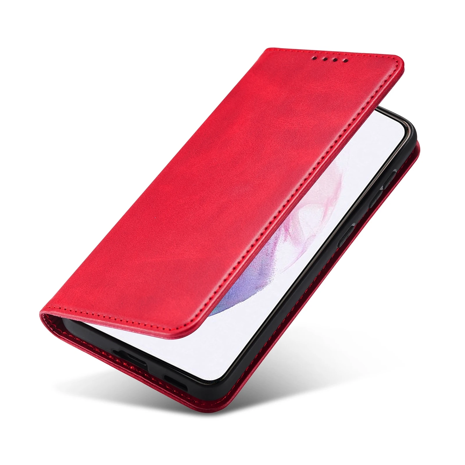 For LG Q7 Calf Texture Magnetic Horizontal Flip Leather Case with Holder & Card Slots & Wallet Phone Case