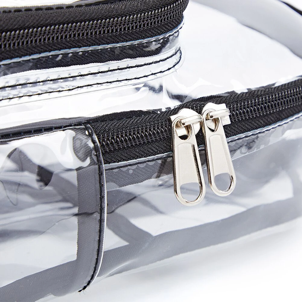 Transparent Crossbody Bag PVC Waterproof Sports Pack Protable Simple Chest Bag Fanny Pack for Outdoor Stadium Travel Water Sport