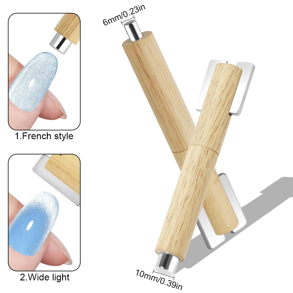 Magnetic Nail Art Tools 4 In 1 Detachable Multifunctional Cylindrical Suction Cat Eye