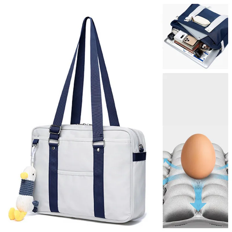 Korean Japanese Laptop Bag 13 14 15 15.6 Inch Large Capacity Handheld